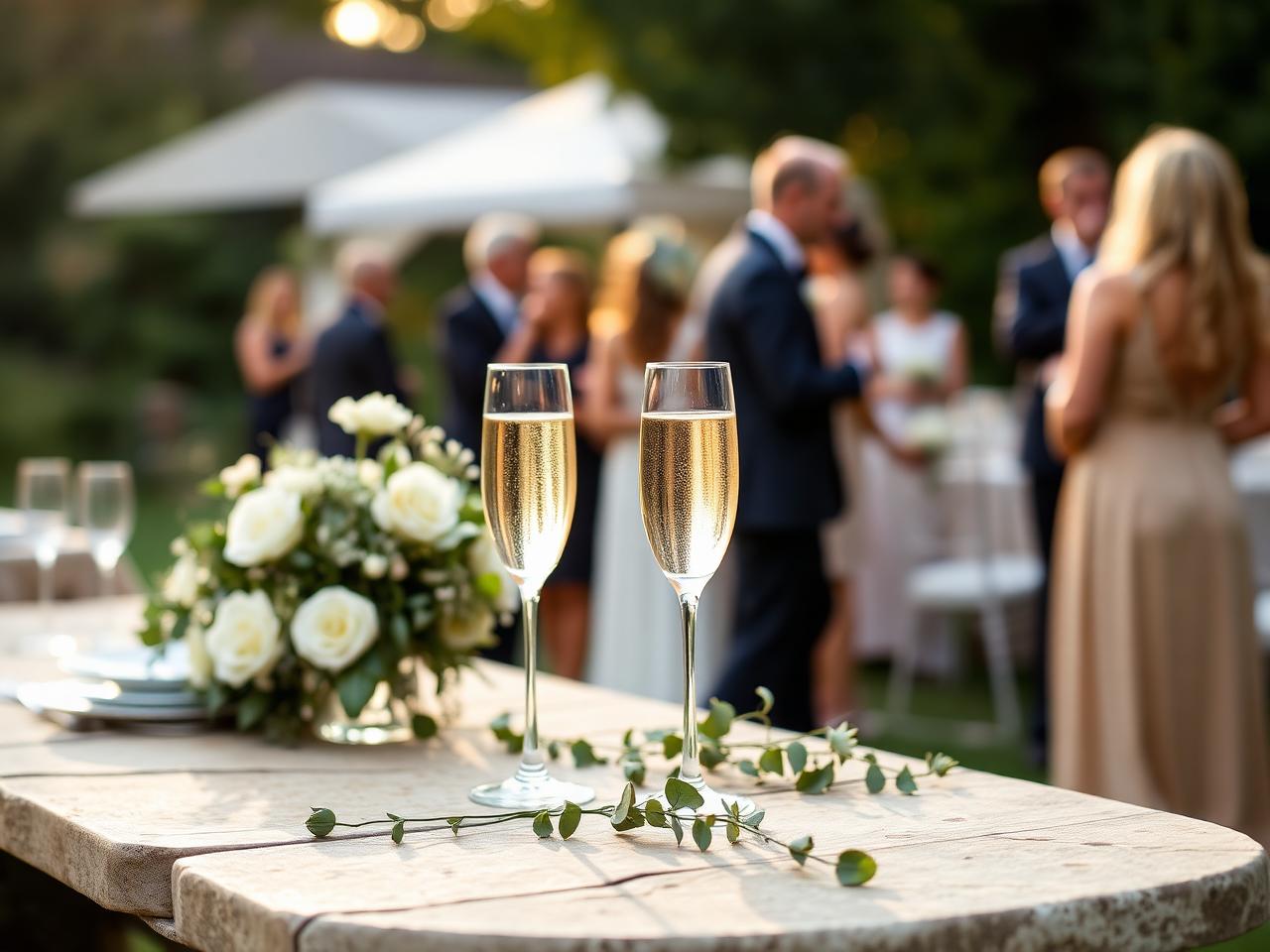 Wedding drinks reception